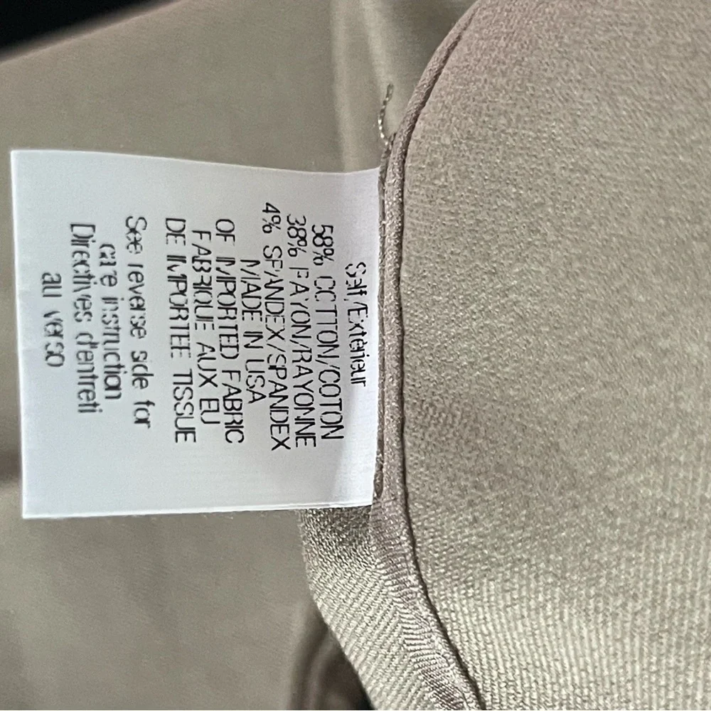 Theory Belinda 2 Bistrech Warm Khaki Pants Warm Khaki 8 - Picture 8 of 10